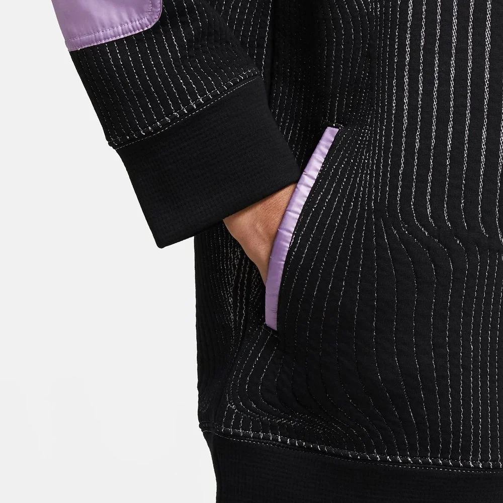 Nike Womens City Ready 1/4 Zip Training Jacket Purple Size CV0303-589 Run - Picture 5 of 8